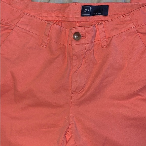 📢2 for $10 Gap Peach/pink Capri Jean - Picture 2 of 4